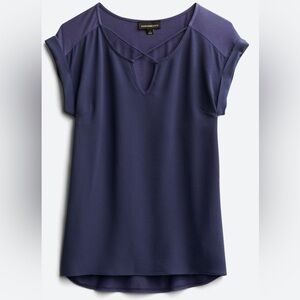FORTUNE + IVY * Stitch Fix * Navy Blouse